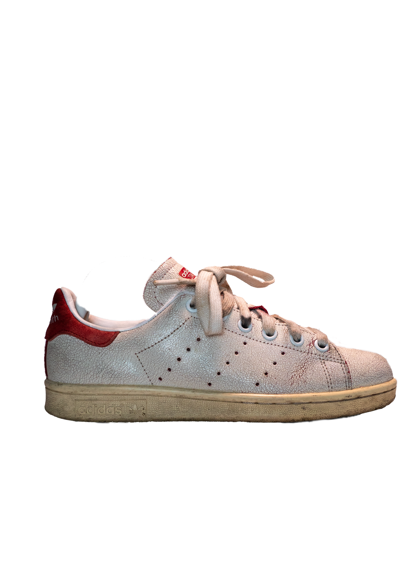 Stan Smith Red Cracked Leather